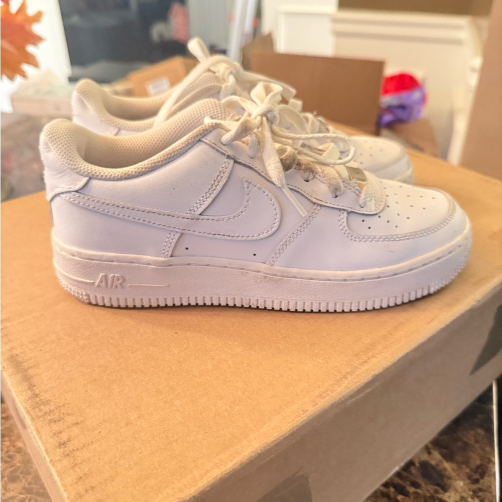 Nike Kids White Low-Top Air Sneakers